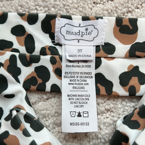 Mud Pie leopard print waterproof headband - Picture 5 of 8